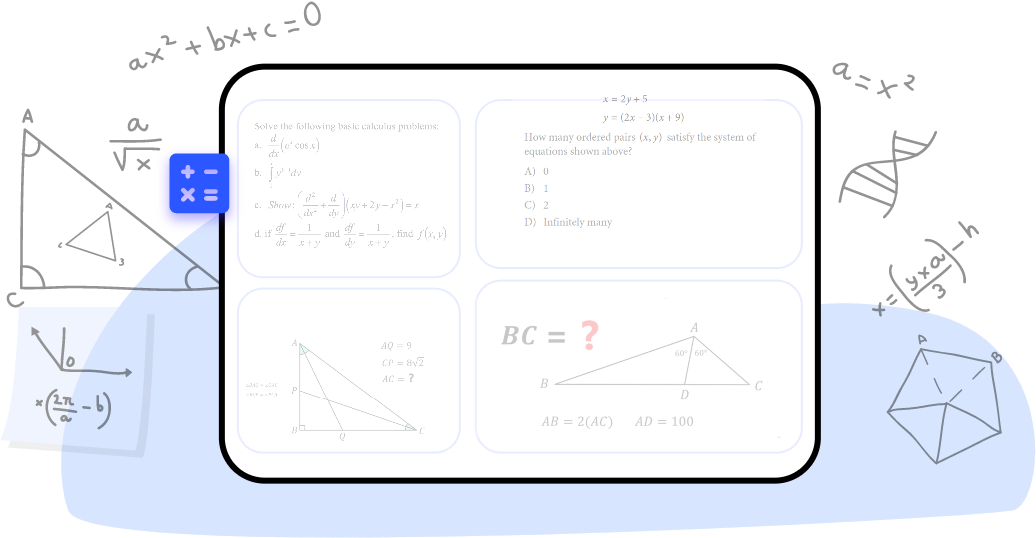 Бесплатный многофункциональный AI Математический сервис
